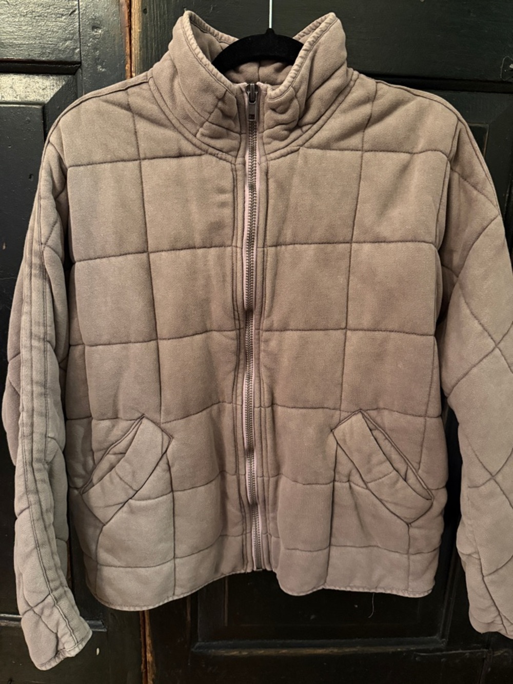 Dolman Quilted Knit Jacket